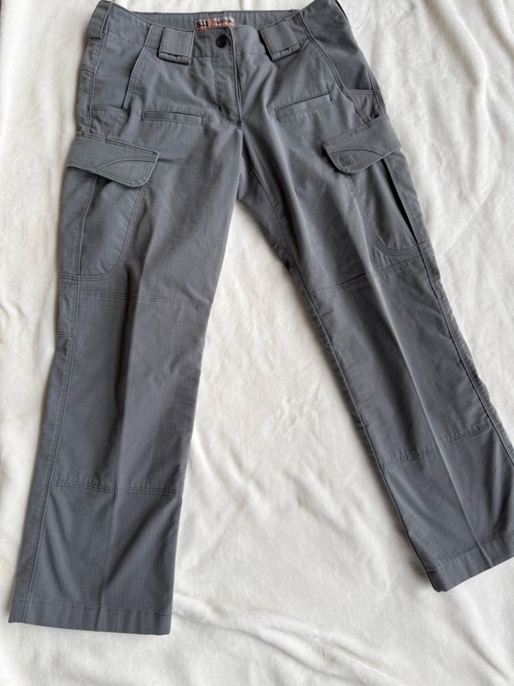 5.11 Tactical Women's Light Gray Cargo Ankle Pants